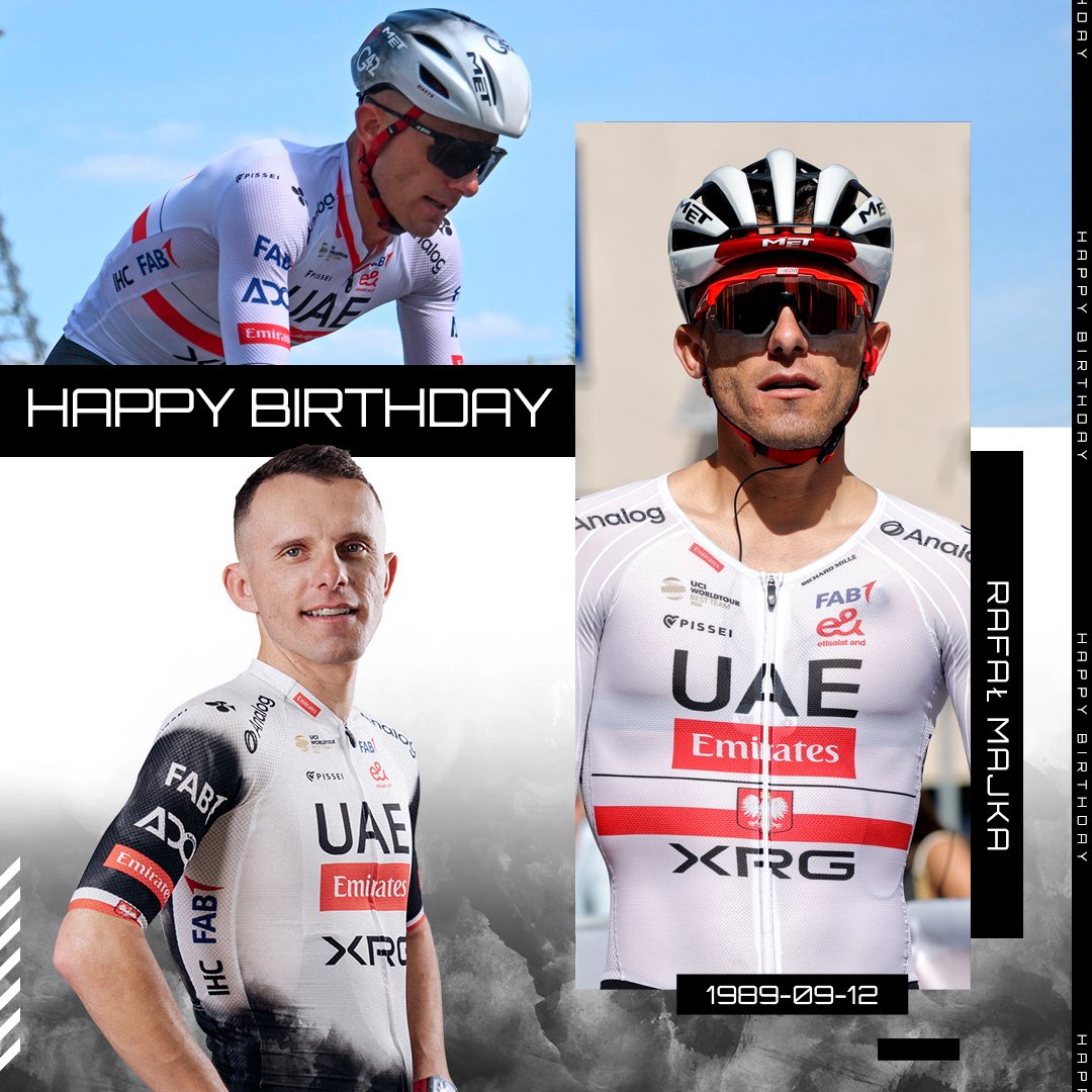 TeamEmiratesUAE's tweet image. 🎂 Wishing a very happy birthday to @majkaformal 🇵🇱!

Hope you have a fantastic day, Rafał 🥳🥳🥳

#WeAreUAE