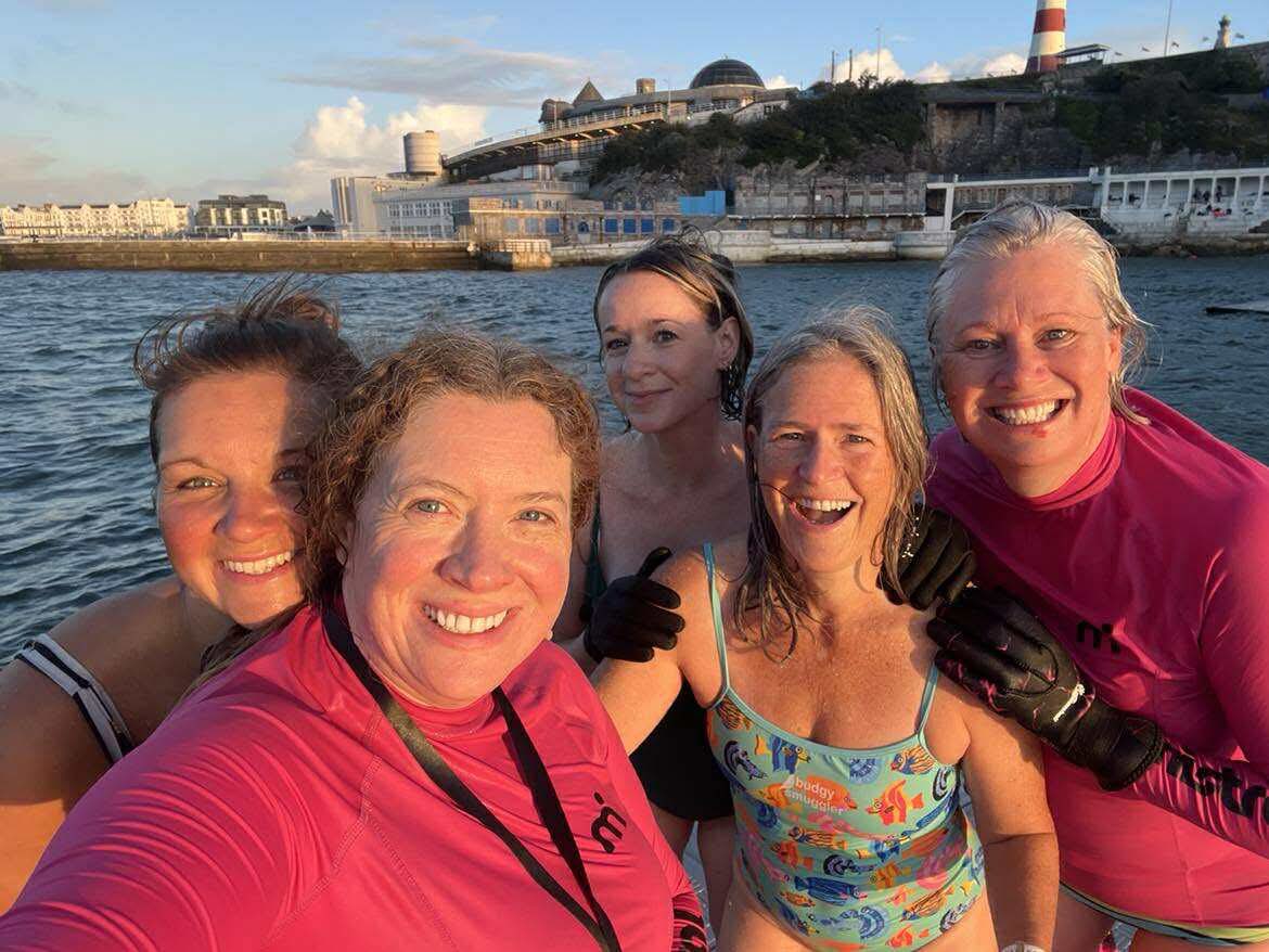 Starting the last day of the working week as I started the first, clearing my head, laughing with friends, gaining perspective! 
#Plymouth