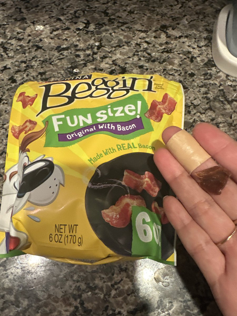 So dog treats are also kinda good BUT not as good. In the flavor department they BARELY beat cat treats but the texture of dog treats is not even close.