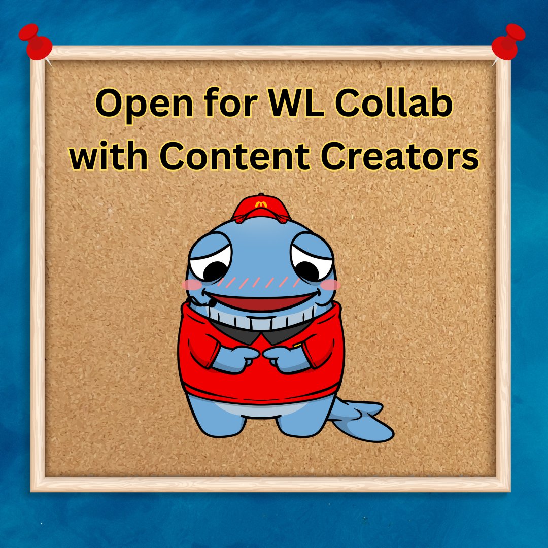 We’re now open for WL Collabs with Content Creators!

Tag your favorite creator in <a href="/Ronin_Network/">Ronin</a> and have them open a ticket in the Whaleit Discord or reach out to <a href="/sinta_1521/">Sinta🎵✨</a> directly to request whitelist spots.

See you there! 👋

#Whaleit
