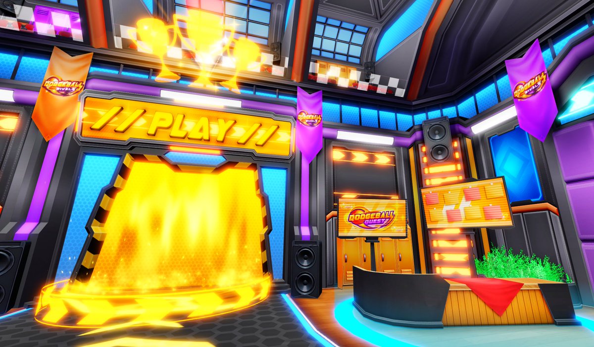 SirRiceyAnime's tweet image. Map Design: Lobby I made For &quot;DodgeBall Rivals&quot;! Swipe through the archives —  How does it look? #RobloxDev #DodgeBall #RobloxLobby #GameDev #Roblox #3DModel