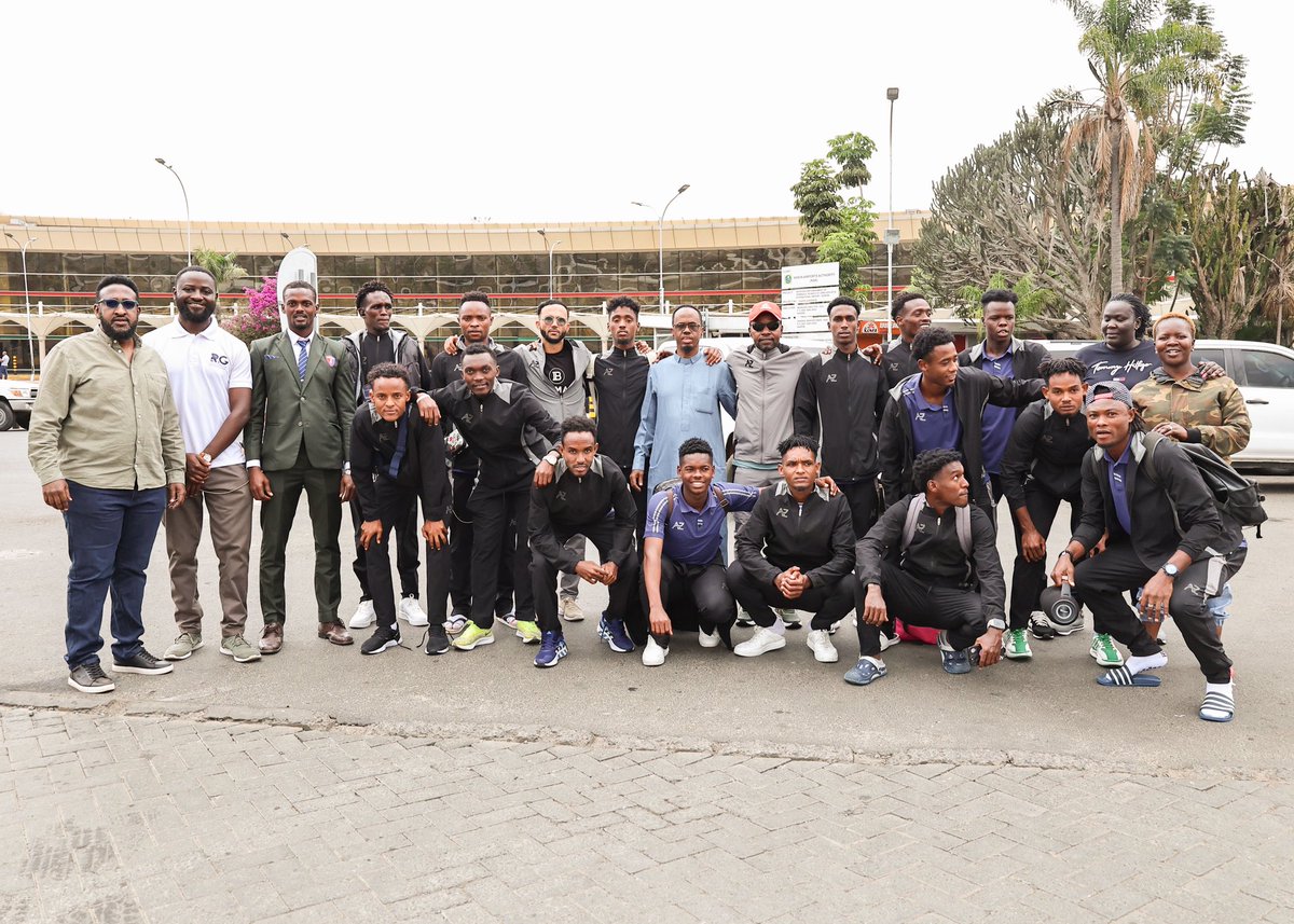 SportsSML's tweet photo. Somalian champions Mogadishu CC have touched down in Nairobi ahead of their CAF CL  clash with Kenyan champions Police FC.

MCC flew in straight from Tanzania where they participated in the CECAFA Club Championships as part of their preparation for the continental assignment. https://t.co/O6JAu3lADc