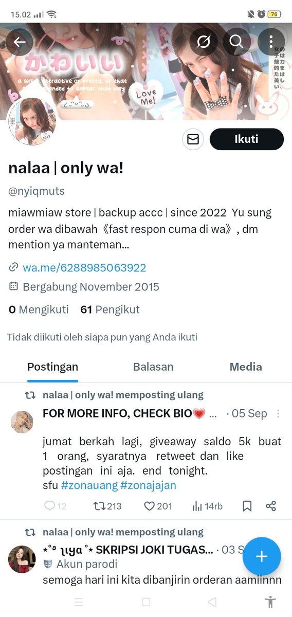 yourthingshere's tweet image. HELP! SCAMMER! hati hatii sama ni akun, bantu gue balikin duit gueeee tolong siapapun 😭
