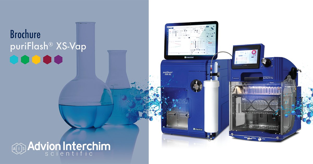 It's #BrochureFriday!Reduce evaporation time and gas consumption with the most advanced evaporator on the market. The puriFlash®XS-Vap offers an extensive range of benefits over the competition. #XSVAP 
Read more in the brochure: bit.ly/3N7lmsd
