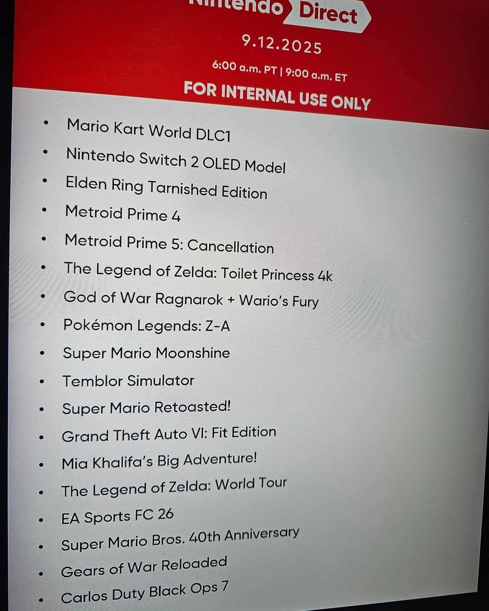 Nintenleaks💎 tweet media