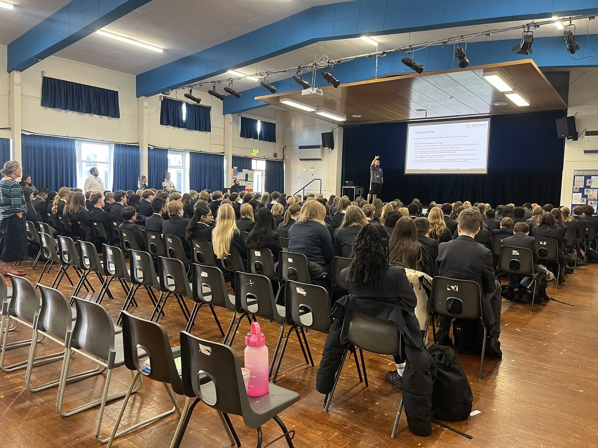 KJacksonEng's tweet image. First Year 9&amp;amp;10 joint assembly and they all look incredibly smart!!
Thank you Mr Clark for this mornings assembly discussing behaviour and expectations for the year ahead! 
#TeamYear9
#TeamYear10 
#TeamMECE
@MEChilternEdge