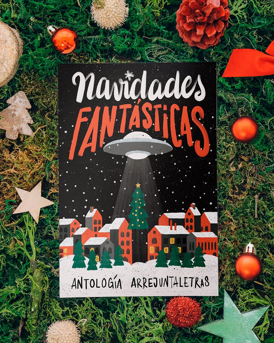 🎄✨ ¡Atención!
Presentamos “Navidades fantásticas”, la nueva antología de Arrejuntaletras: relatos que mezclan la Navidad con lo mágico, lo fantástico y lo futurista.

Portada de la talentosa <a href="/yolandago_tw/">ʏᴏʟᴀɴᴅᴀ ɢᴏ — llanwafu</a>  💚
Muy pronto en Verkami… ¿listos para unas Navidades fantásticas? 📚