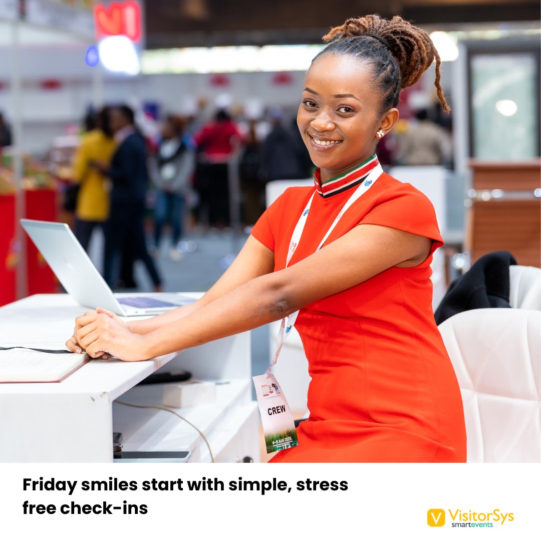 VisitorSys's tweet photo. Feel Good Friday is all about creating warm welcomes and lasting impressions! At VisitorSys, we make every guest’s arrival stress-free with seamless check-ins, smart visitor tracking, and friendly support.

Call / WhatsApp: +254 794 007 810

#Visitorsys #FeelGoodFriday https://t.co/TNsHqCVr7L