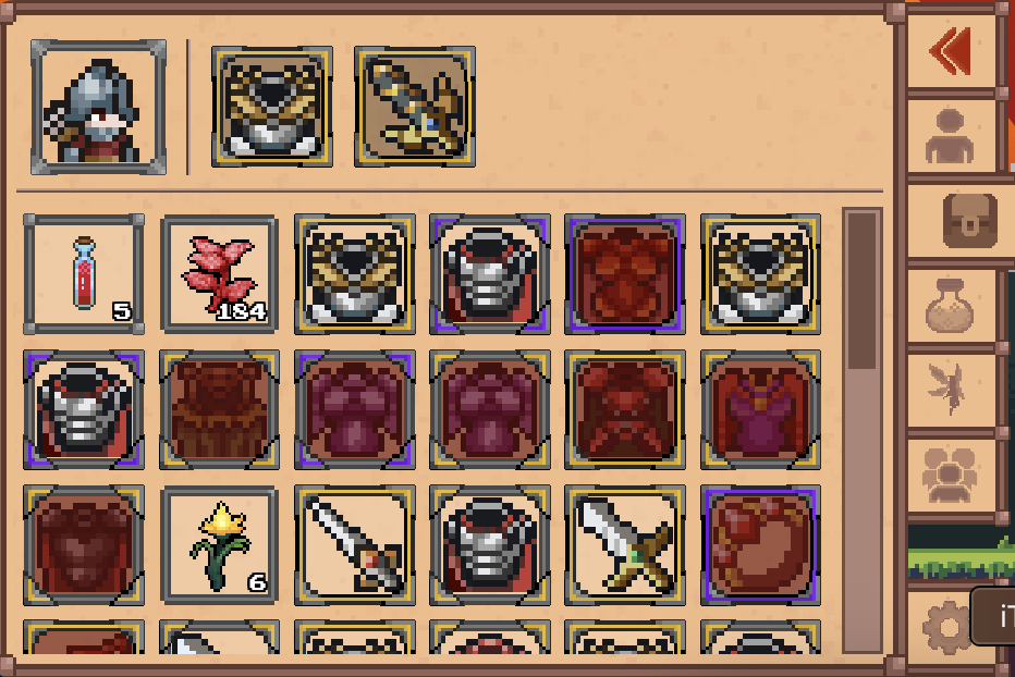 telazergames's tweet photo. A first look at the Inventory details in Desktop Heroes. 🎒

Don't forget to add it to your wishlist: https://t.co/WwZNU5MpVr

#DesktopHeroes #steam #videogame https://t.co/QVLtnBe9vS