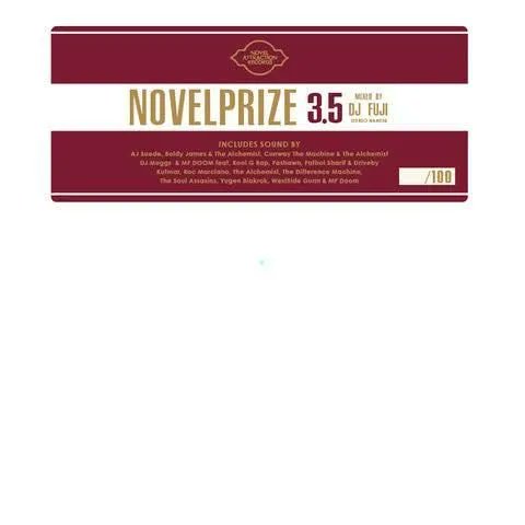 【予約開始】DJ FUJI - Novel Prize 3.5 [MIX CDR] 【限定】9月26日発売「DJ FUJIによる漆黒のヴァイナルオンリー現行Hip Hopミックスシリーズのサイドストーリー的リミテッドエディション『Novel Prize 3.5』が、ナンバリング入りの100枚プレスで限定リリース。」 wenod.com/?pid=188483538