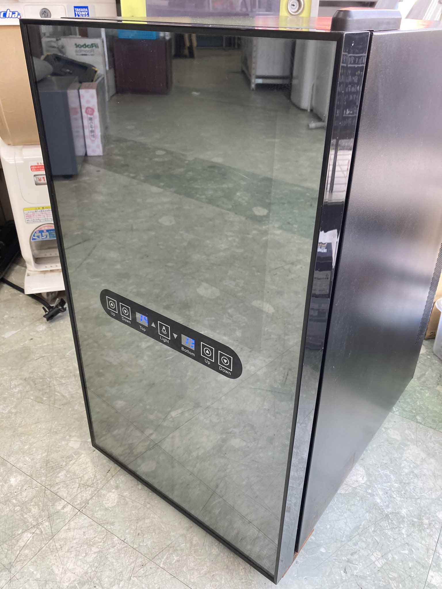 ワインセラー ブラック ガラス扉 ST-408FGII(WK) ロングフレッシュ セラー [ガラス扉/観音開き