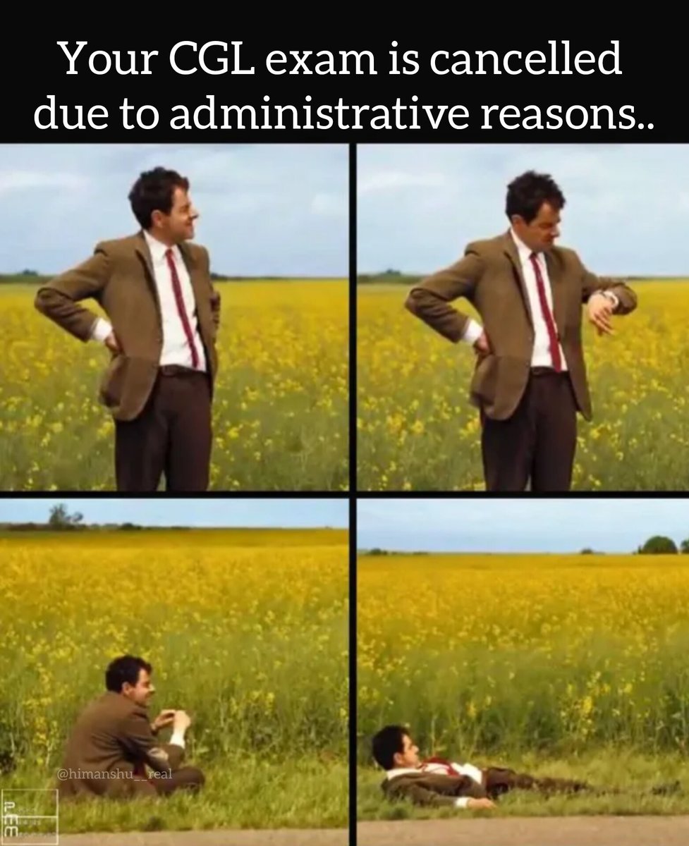 himanshu__real's tweet image. "SSC CGL exam cancel ka email aane ka intezaar karte hue... 🕒 Bas yeh mail aaye aur main Netflix binge start karu! 🥲
#sscvendorfailure #ssc_job_chor #SSCMISMANAGEMENT