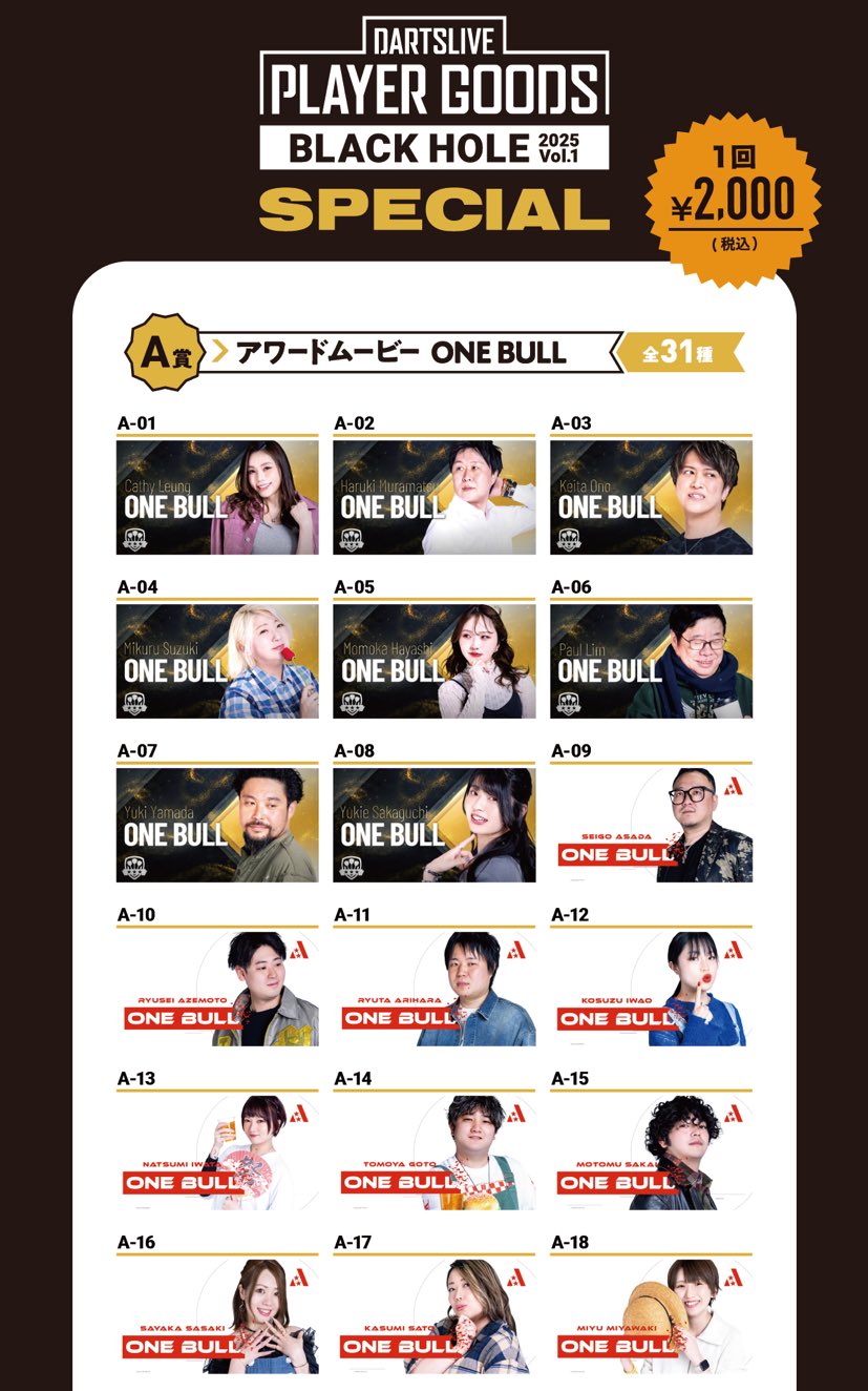 ★ダーツライブブラックホールくじ2023 宮脇実由 Amazon | ダーツライブカード DARTSLIVE PLAYER GOODS 第三弾