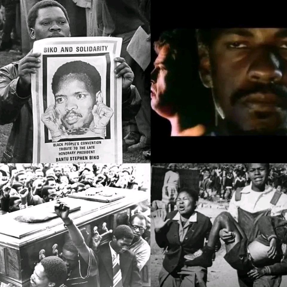 !!Junto a Mándela, 
Biko el otro gran luchador 
contra el apartheid!!

#TalDíaComoHoy 
muere tras ser torturado y esposado desnudo desde Puerto Elizabeth (1100 km)

#Racismo #ComparteCultura 
#Memoria 

🎥No te pierdas 
Video "Biko" 
Peter Gabriel

👉🏼) buff.ly/2wY8Iqs
