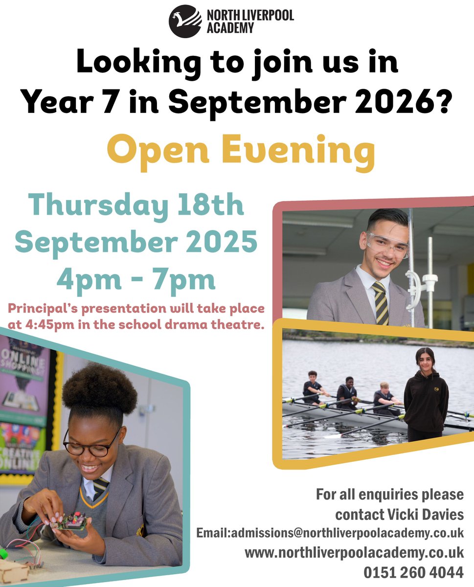 NorthLivAcademy's tweet photo. 6 days to go!

@STMTuebrook @StSebastiansPri @KensingPrimary @StAnnesLiv @SmithdownPr @SacredHeartL7 @KingsleyLpool @HolyFamilyL8 @NorthcoteSch @BarlowsPrimary @CroxtethC @Broad_Square @teresaoflisieux @MonksdownSchool @RanworthSquare https://t.co/nL7ZaFmxBT