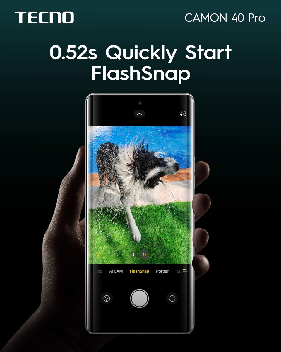 TECNOMobile254's tweet photo. Never miss a moment!
With the CAMON 40 Pro’s 0.52s Quick Start FlashSnap, capture life’s action instantly and in style!
#tecnocamon40kenya #CAMON40Series #TECNOAI #bestsmartphonecamera #TECNOKENYA #tecnoxafcon2025 #FlashSnap https://t.co/QwR3qnOOTQ