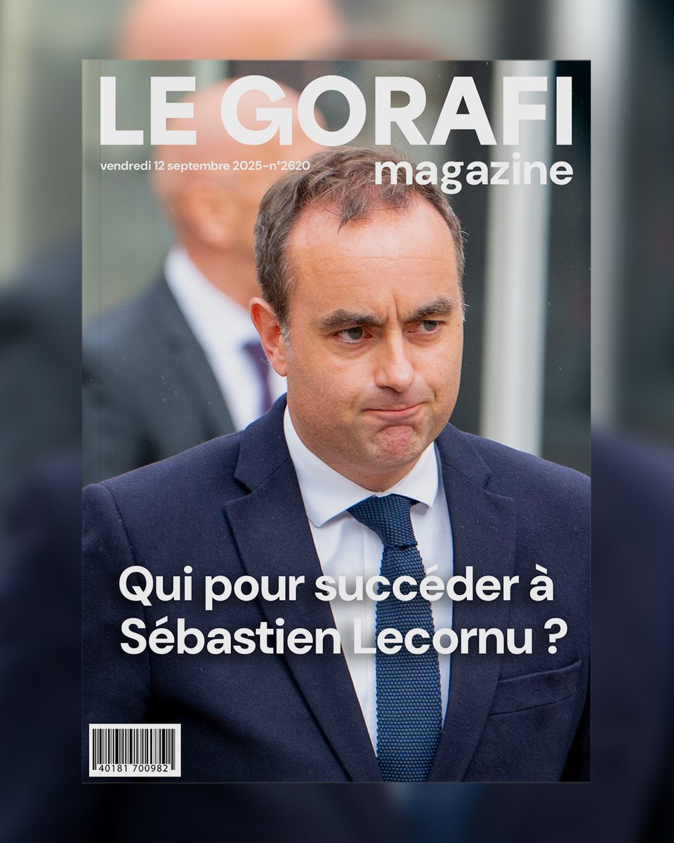 Gorafi Magazine : Qui pour succéder à Sebastien Lecornu ? legorafi.fr/2025/09/12/gor…