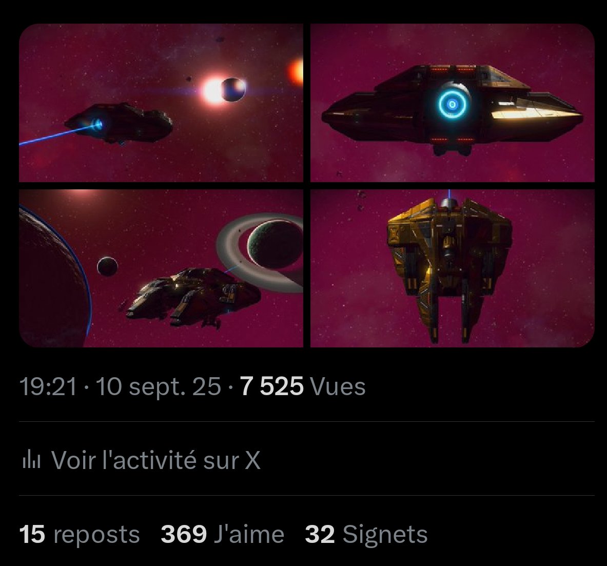 My gosh !! I wouldn't have thought you would've liked my ship that much ! Thank you folks !!