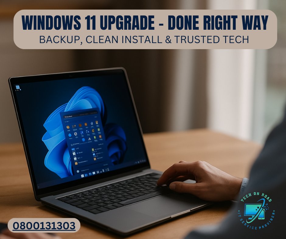 Techonroad's tweet image. Windows 11 upgrade sounds simple, right? Click update and done.
But here’s the trap → Slowdowns. Glitches. Even data loss.

Start your upgrade the right way.

Full guide here: techonroad.co.nz/a-detailed-gui…

#Windows11 #UpgradeSmart #TechTips #DataSafety #TechOnRoad