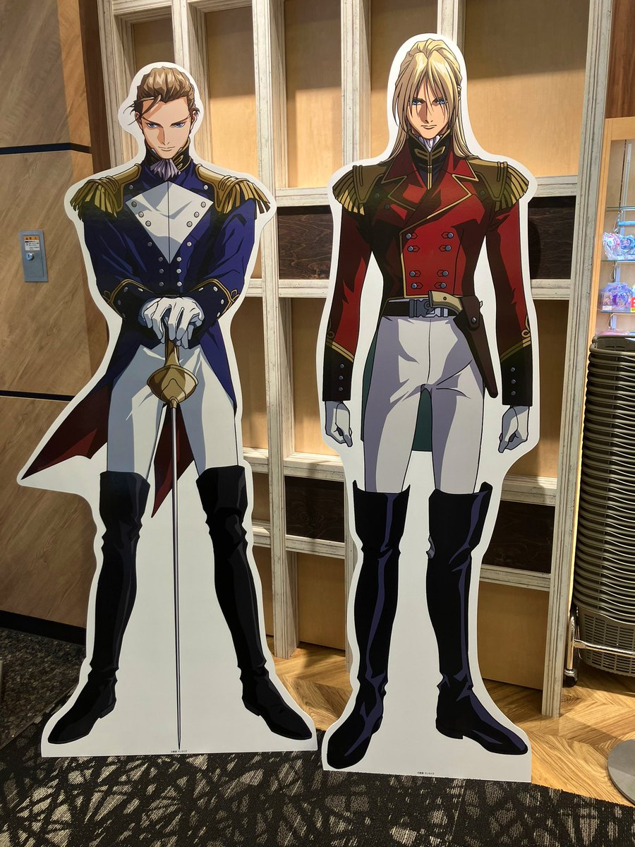 Aikitsu's tweet photo. 映画館で ガンダムW Endless Waltz 観てきました
大画面で観られて楽しかった
トレーズ＆ゼクス等身大パネルカッコ良かった
色紙推しが出て嬉しい https://t.co/v2Z2YOGzvO