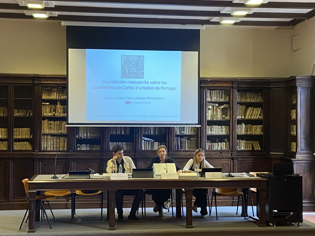 Sesión 14, dedicada al "Ceremonial de la corte", con la intervención de Jorge Ferreira Barrocal, Nieves Pena Sueiro y Noemi Ricci. #SiersXI