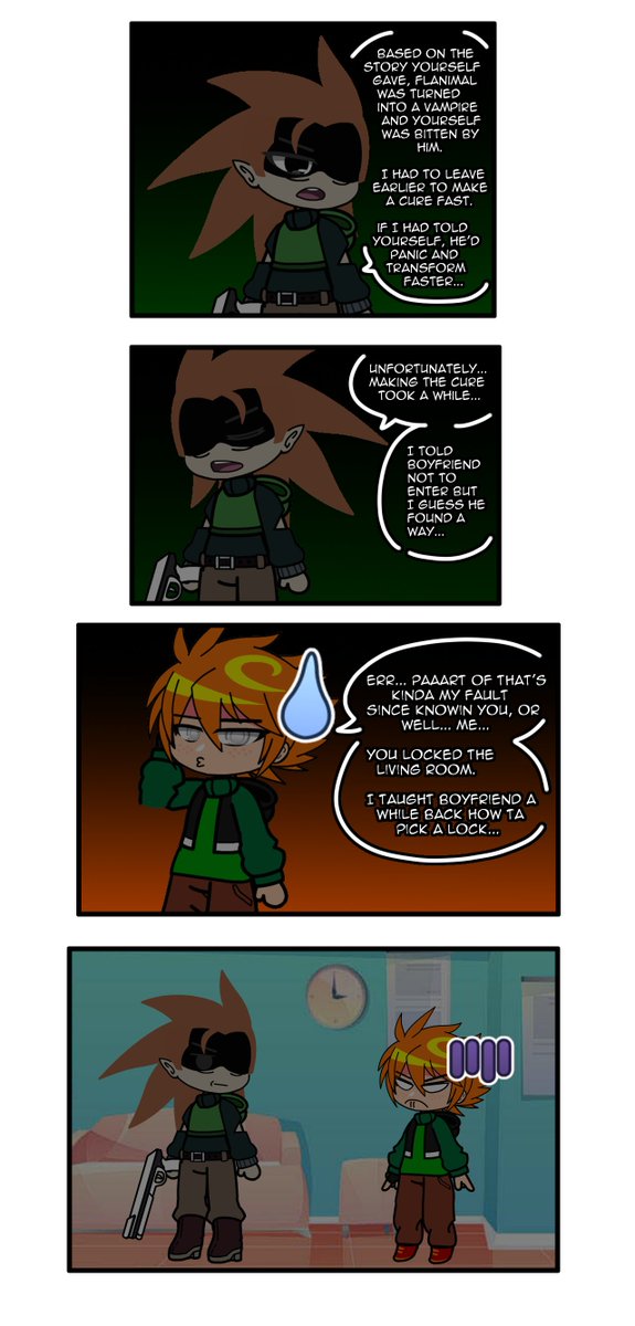 GotchicCat's tweet photo. Oh! Look whose awake!
Peril/Parker/Himself belongs to:
@HexDoodlez
YT ver: https://t.co/LeNYnnmERV
#fridaynightfunkin #fnfboyfriend #fnf #fnfpico #fnfsillybilly #gachaclub #comic https://t.co/grLp3LzMHU