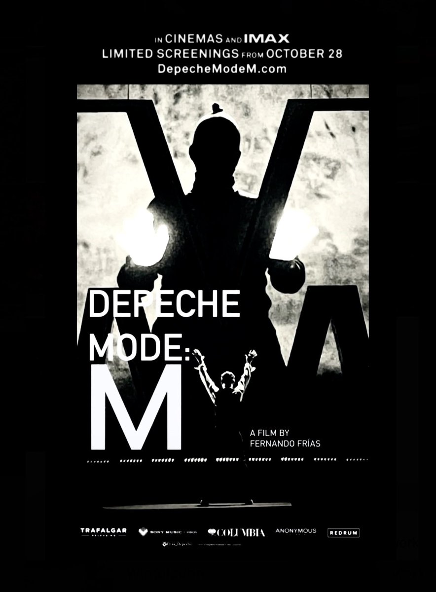 #depechemode 
#DM
ATENCIÓN:
Parece ser que en algunas salas de cine de España se han adelantado y ya tienen a la venta las entradas para el film DEPECHE MODE: M
enlace:
cinesa.es/peliculas/depe…