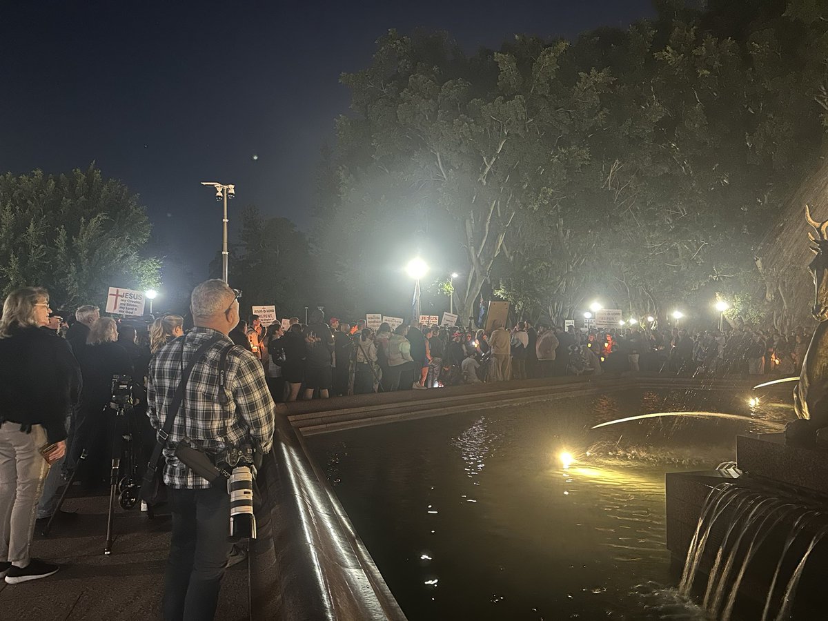 📍Vigil for Charlie Kirk, Sydney.