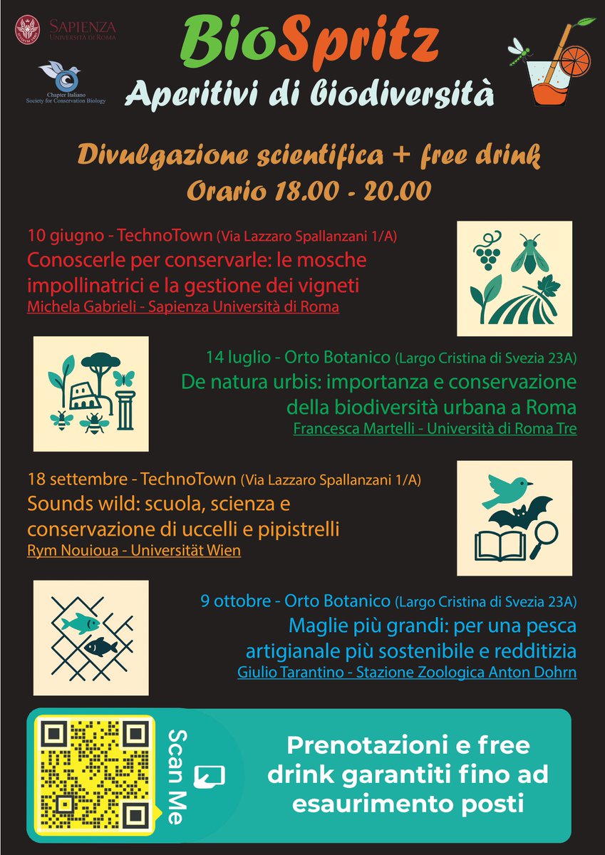 Un nuovo appuntamento a tema conservazione e divulgazione! 😍
Vi aspettiamo numerosi 😎