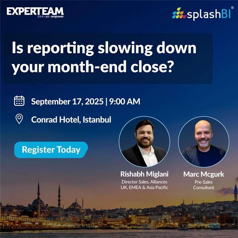 SplashBI's tweet image. Still relying on manual processes &amp;amp; IT tickets for reporting? 
Join our Istanbul roundtable to see how SQL Connect &amp;amp; GL Connect help Oracle EBS &amp;amp; Fusion users automate, reduce delays &amp;amp; simplify reporting. 

Register- tinyurl.com/3bfkrdek

#GLConnect #SQLConnect #OracleEBS