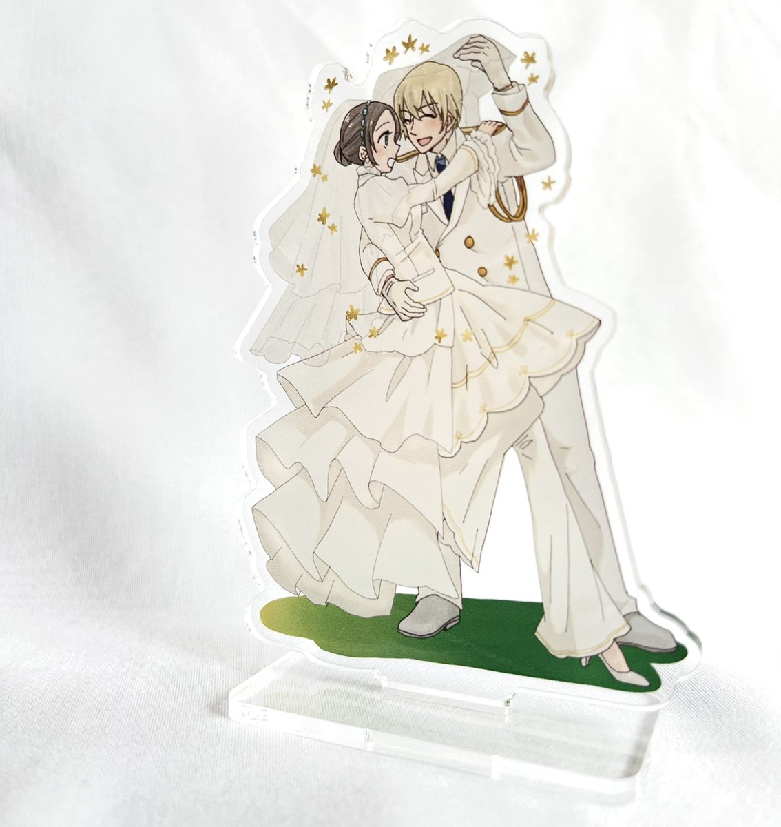 こいきっさで頒布予定のあむあずアクスタですが、この間の需要アンケにお名前入りで回答してもらった方にも届くよう、事前に宣伝しておきます。

実物はこんな感じの仕上がりです！
よろしくお願いします♡