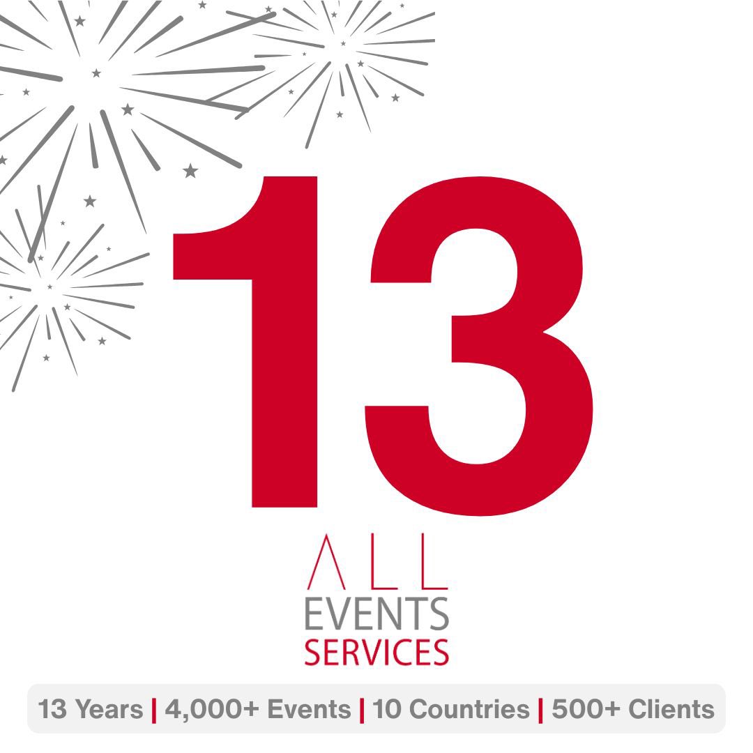 AllEventsME's tweet photo. All Event Services Turns 13! 

From humble beginnings in 2012 to proudly delivering world-class event structure solutions across the Middle East today, it’s been one incredible journey.

A huge thank you to ALL!

https://t.co/1sK9qzLzuA https://t.co/uOsULRnVbG