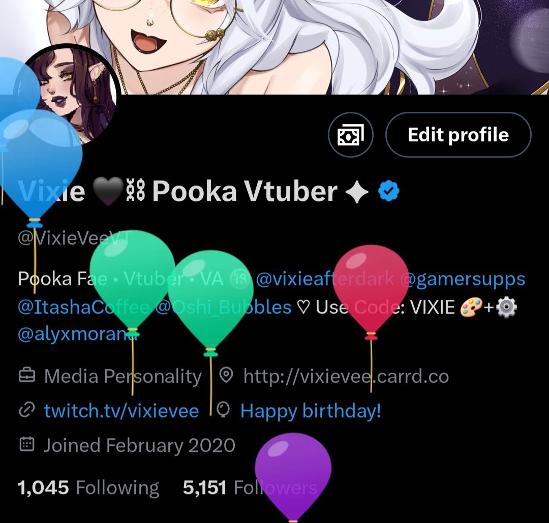 Vixie 🖤⛓ Pooka Vtuber tweet media