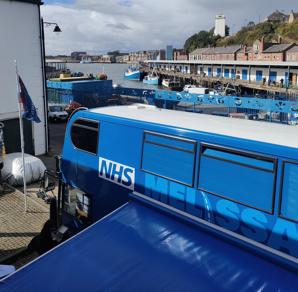 MADEinMelissa's tweet photo. Yesterday, #MELISSA supported @FishMishCAwarewith their Cancer signs &amp; symptoms event. Thanks for your hospitality, @NorthumbriaDASH , North Tyneside Education Training Wd, for the loan of equipment, and Anna Foster, BBC Radio Newcastle
#getonboard 🚌 https://t.co/tTo7xxPeW2