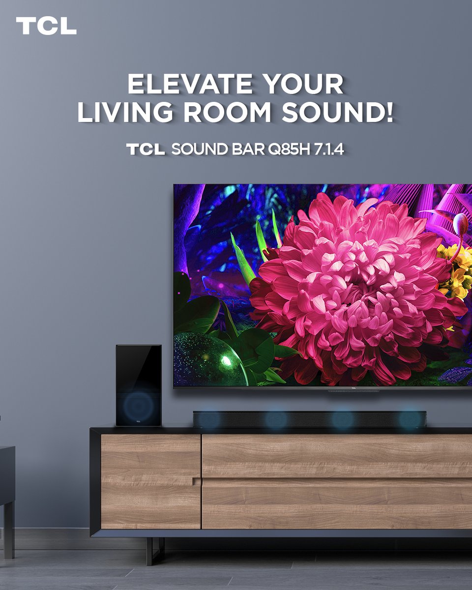 TCLPak's tweet image. Big screen? Meet bigger sound. 🎼🔊
TCL Soundbars pair perfectly with your TV, delivering Dolby Atmos-powered surround sound.
Upgrade your home cinema today. 🍿

Learn more: bit.ly/3K0nPYf

#TCLSoundBar #InspireGreatness