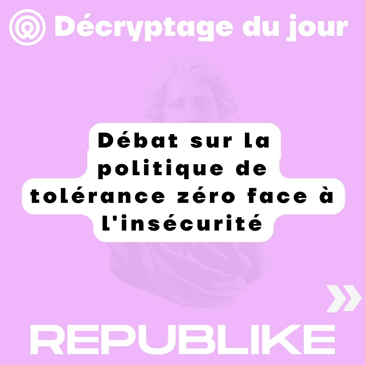 republike_io's tweet photo. Le débat sur la politique de tolérance zéro divise les opinions. Rappelons-nous qu'une approche équilibrée, prenant en compte les causes sociales, est essentielle. Engageons la réflexion ensemble.
#republike #socialmedia #tolerenacezeo #insecurite https://t.co/nEo7KRfaVl