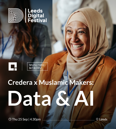 credera's tweet photo. How do we shape the future of AI and data to create technology that truly serves our communities?
Join us on 25 Sept at @LeedsDigiFest, where, together with @MuslamicMakers, we’ll discuss both the opportunities and challenges of GenAI: https://t.co/46ZtB5g5s7

#LeedsDigi25 #AI https://t.co/Xej2nz4lkW