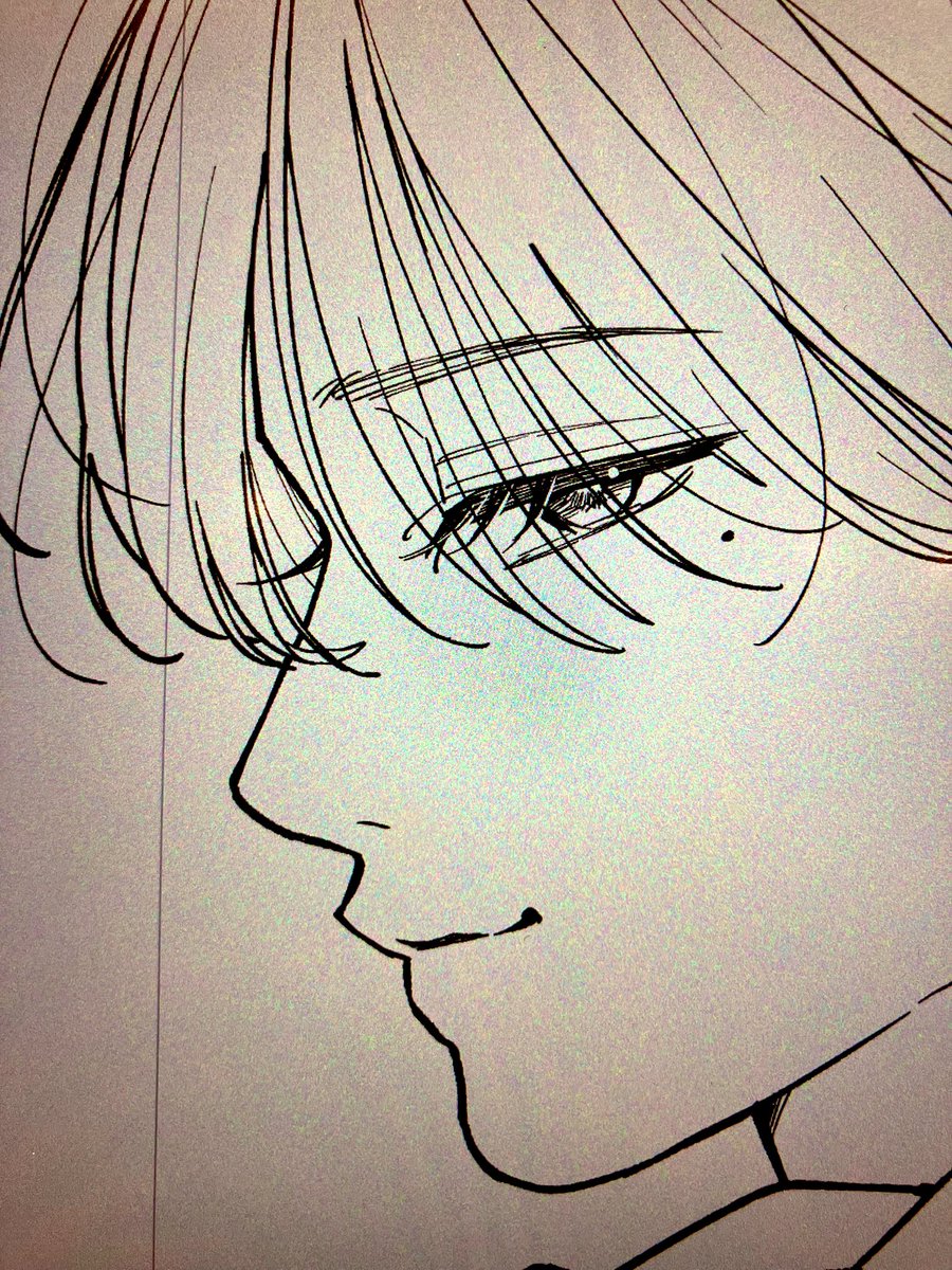 色気のある顔を目指しました🫡