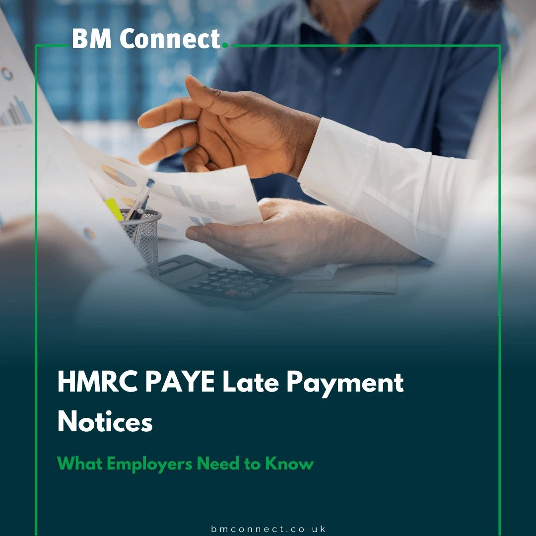 BMConnectLtd's tweet photo. We're seeing more cases where employers are receiving late payment notices from HMRC in relation to their PAYE liability – even when no payment is actually due.

Read our full article on our website to understand more - link in bio. https://t.co/irvn1nGeVG