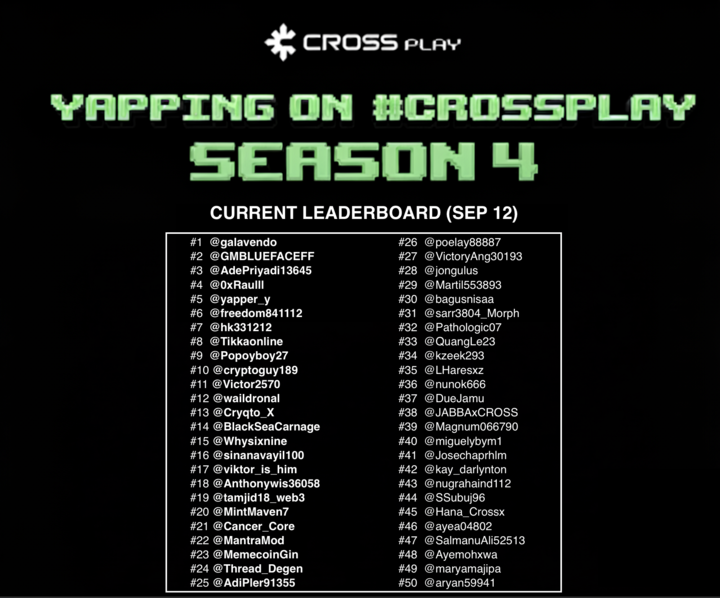 CROSS PLAY⛏️ tweet media