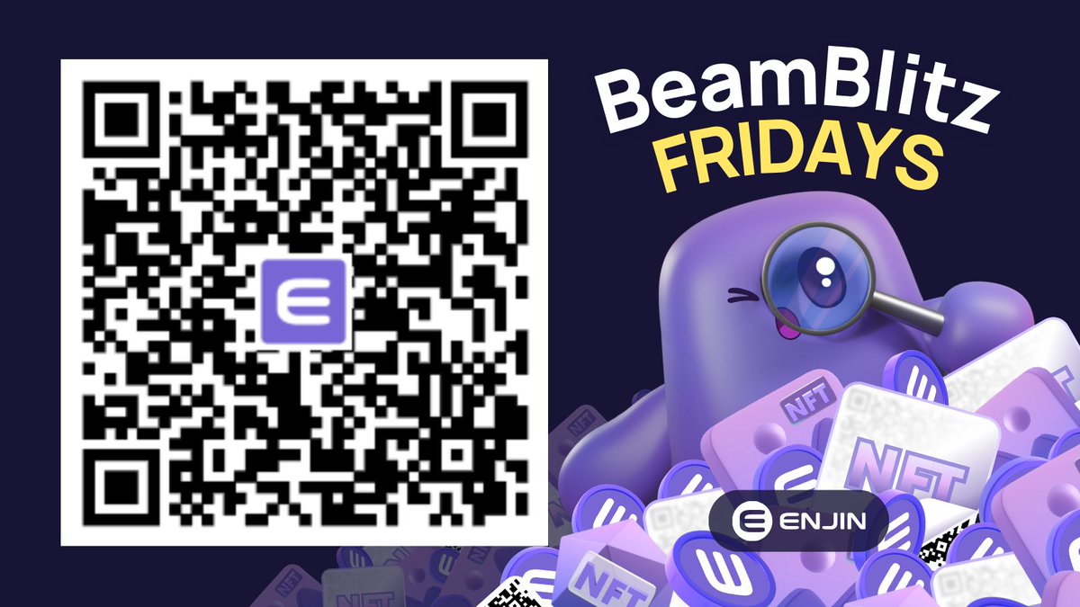 BeamBlitz Friday is LIVE

This week’s drop by Fuzzoka is straight bananas 🍌🐒 
👉 Rainbow Nomad: a rare wanderer of the Fuzzoka jungle, blazing new trails with fearless style. 
👉 Banana Scepter: the emblem of royal command within the Fuzzoka lineage.

Scan or upload this Enjin