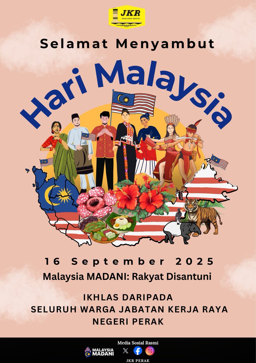 Selamat Menyambut Hari Malaysia.
Malaysia Madani, Rakyat Disantuni