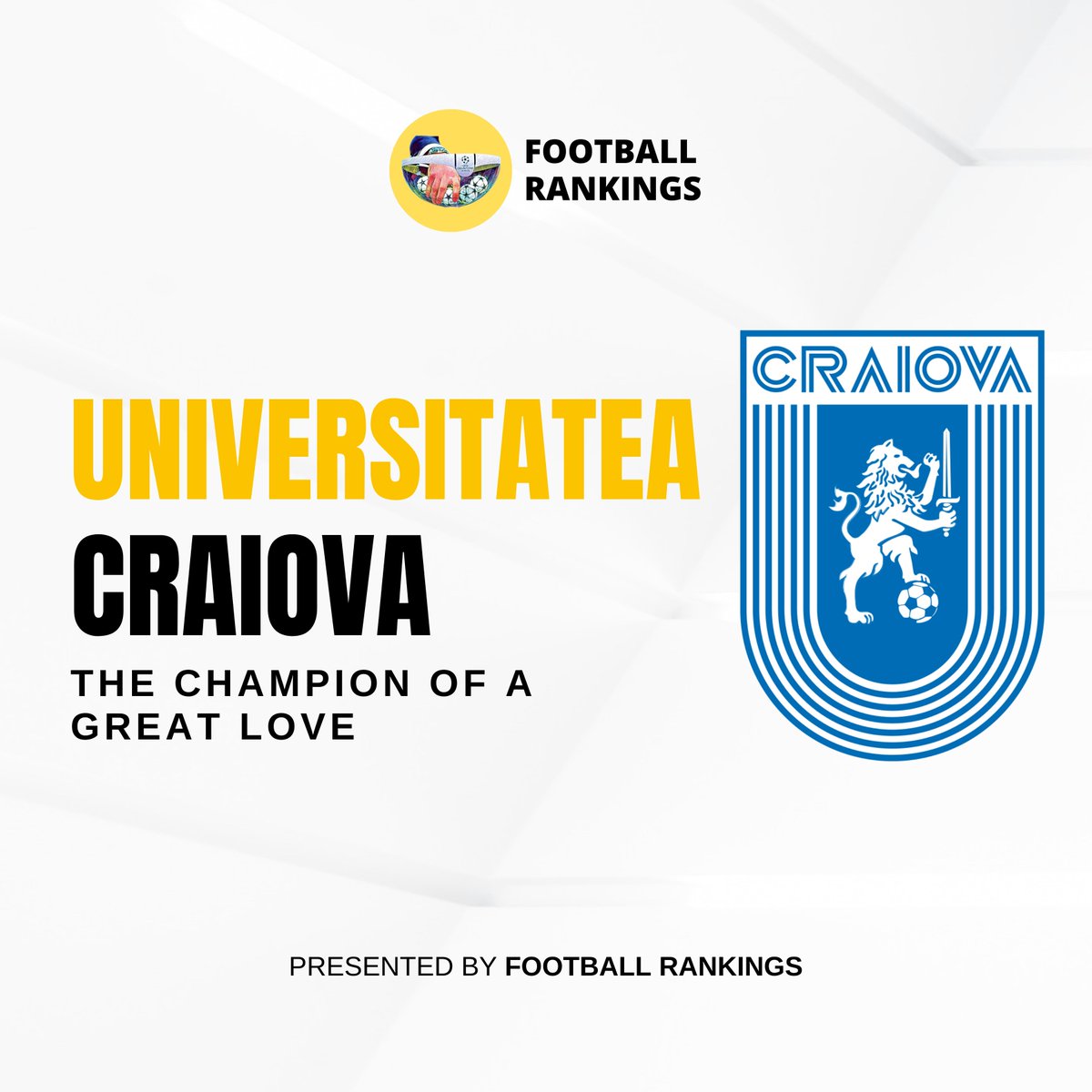 🆕 🇷🇴 Universitatea Craiova are one of the Conference League debutants!

✅ 🇷🇴 Universitatea Craiova are the only Romanian club that knocked out at least one club from each of the Top 5 leagues!

📢 👉 Detailed 'Club Profile' of Universitatea Craiova now at our Page (☝️ in bio)!
