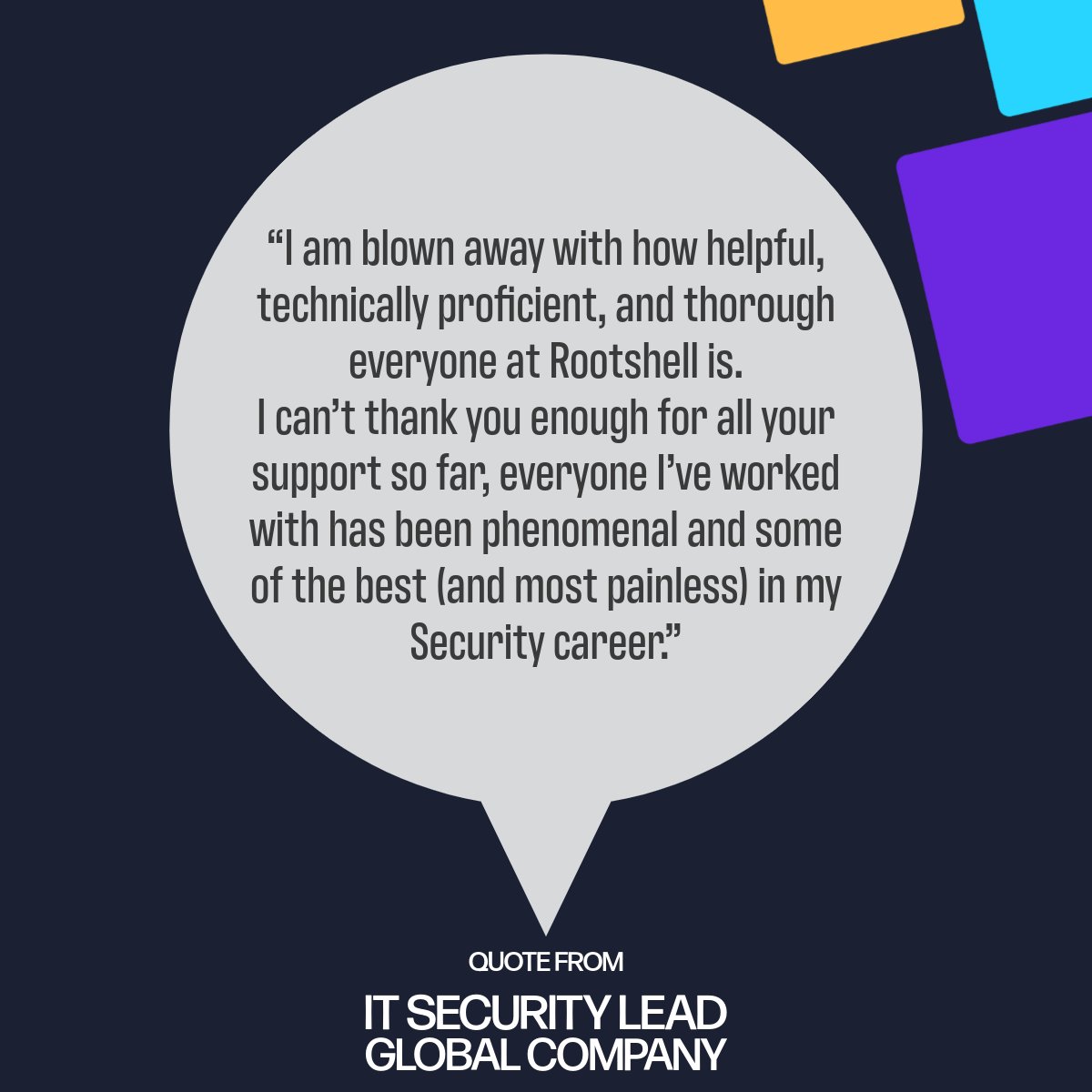 RootshellSec's tweet image. 💬 “Some of the best (and most painless) in my Security career.”
Feedback like this from a global IT Security Lead keeps us motivated to raise the bar in cybersecurity 💡🔐
#CyberSecurity #ClientSuccess #PenTesting #CTEM