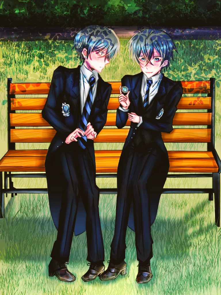 #黒執事 
#흑집사_트친소
쌍둥이 좋아합니다!
모든 흔적 다 잡습니다