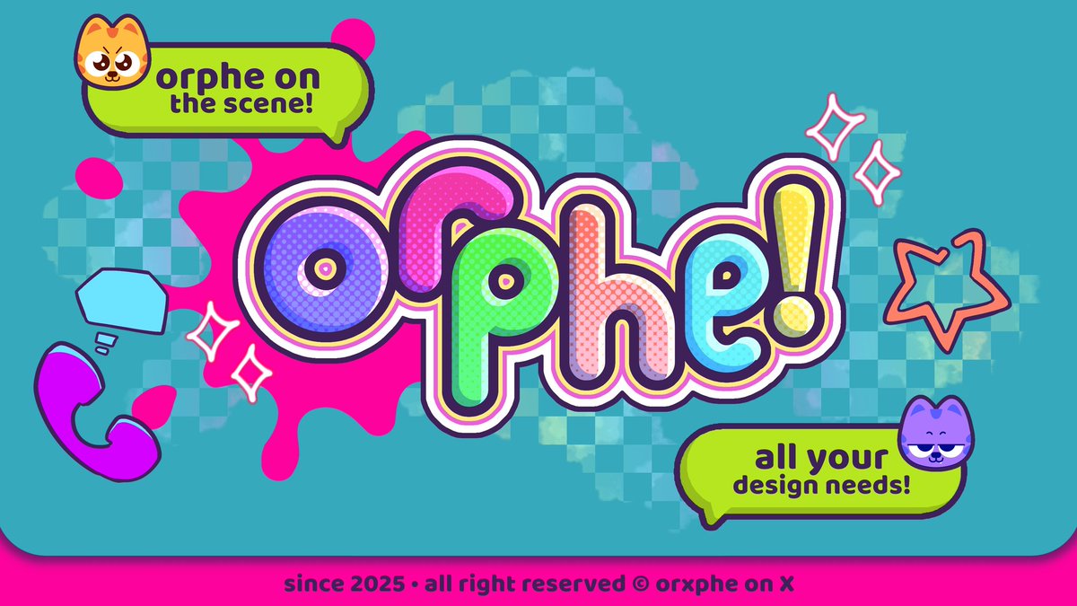 orxphe's tweet image. 🐱 Greetings! Orphe on the scene 🌟🫧

Halo, perkenalkan kami Orphe, BA spess template layout yang akan membawa desakn cantik dan keren serta meramaikan TL kalian! Boleh minta bantuan untuk ospek setup kami? Terima kasih banyak, ya ♡

#zonauang #zonajajan #zonaba