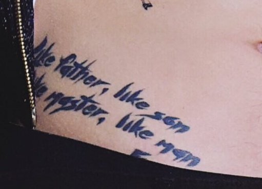 tbvhanbin's tweet photo. Tattoos so iconic you don’t even need to see his face https://t.co/QyqWg95cP9