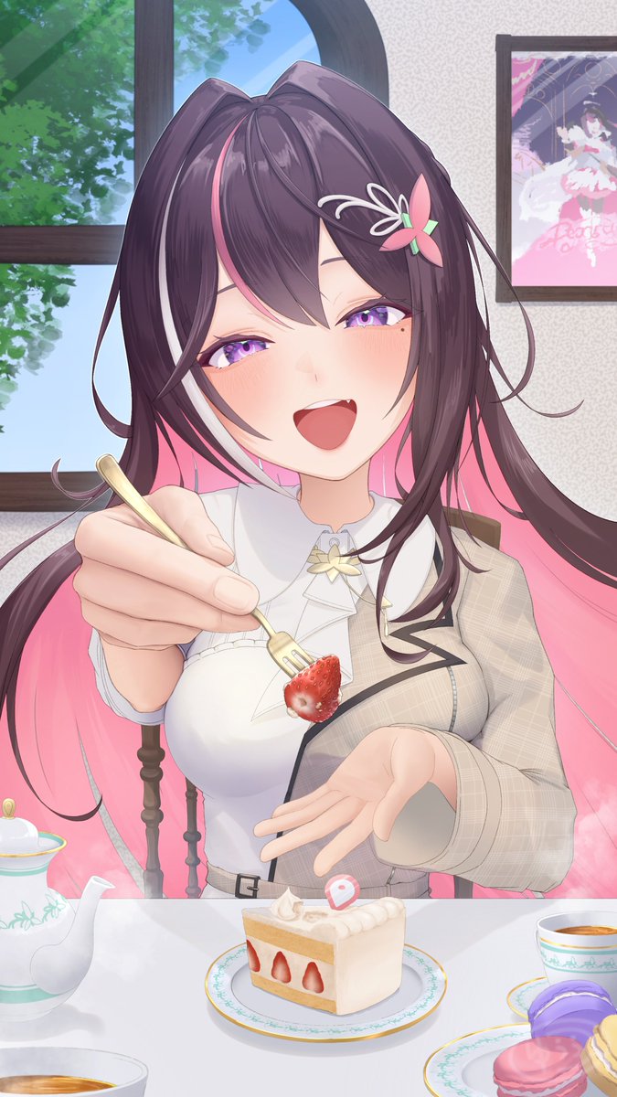 『はいっ♪あーん♡』
#AZKiART