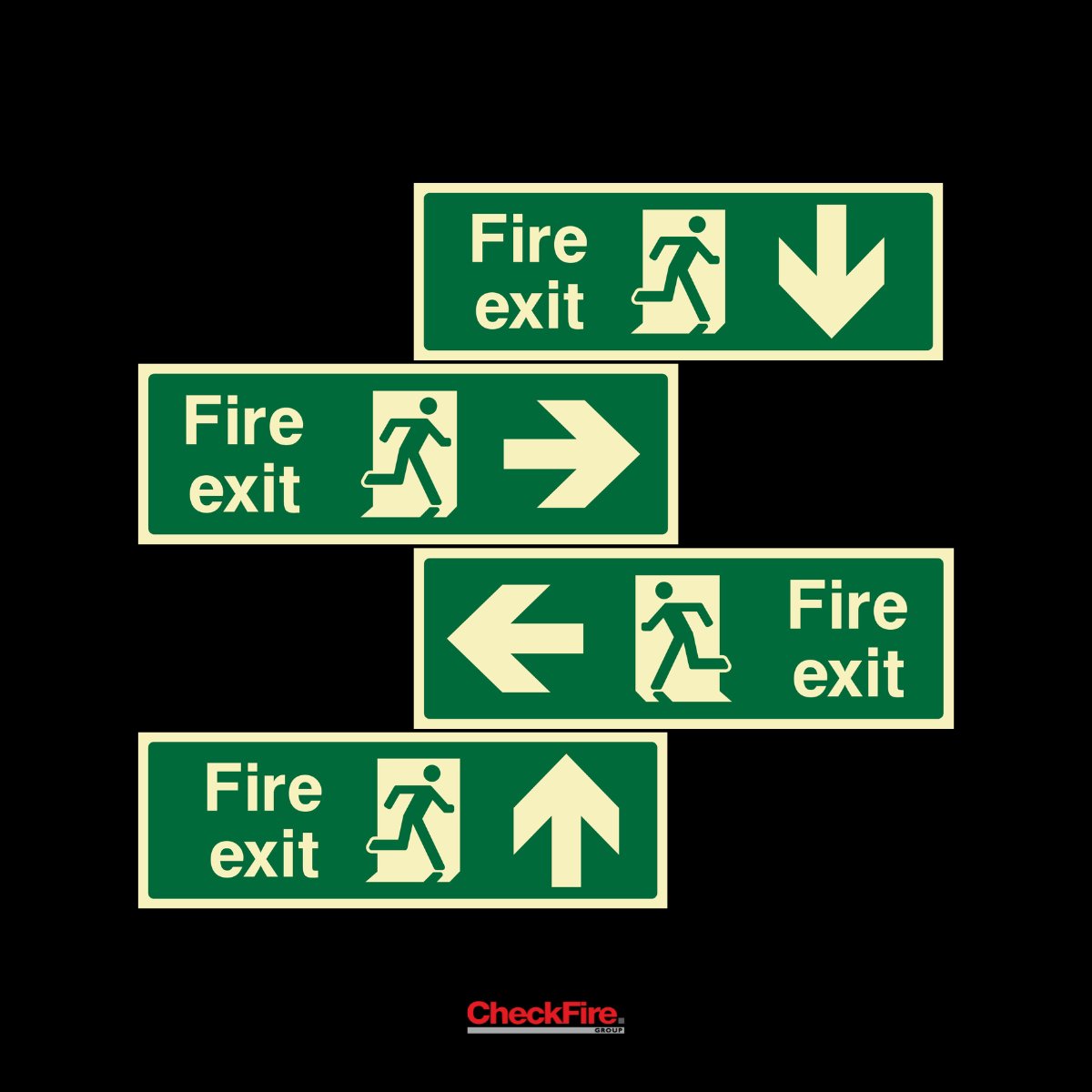 The use of fire exit signs is essential in helping people escape an emergency incident – they work to provide reassurance throughout the route with continued directional signs.

View the range ➡ checkfire.co.uk/fire-safety/si…