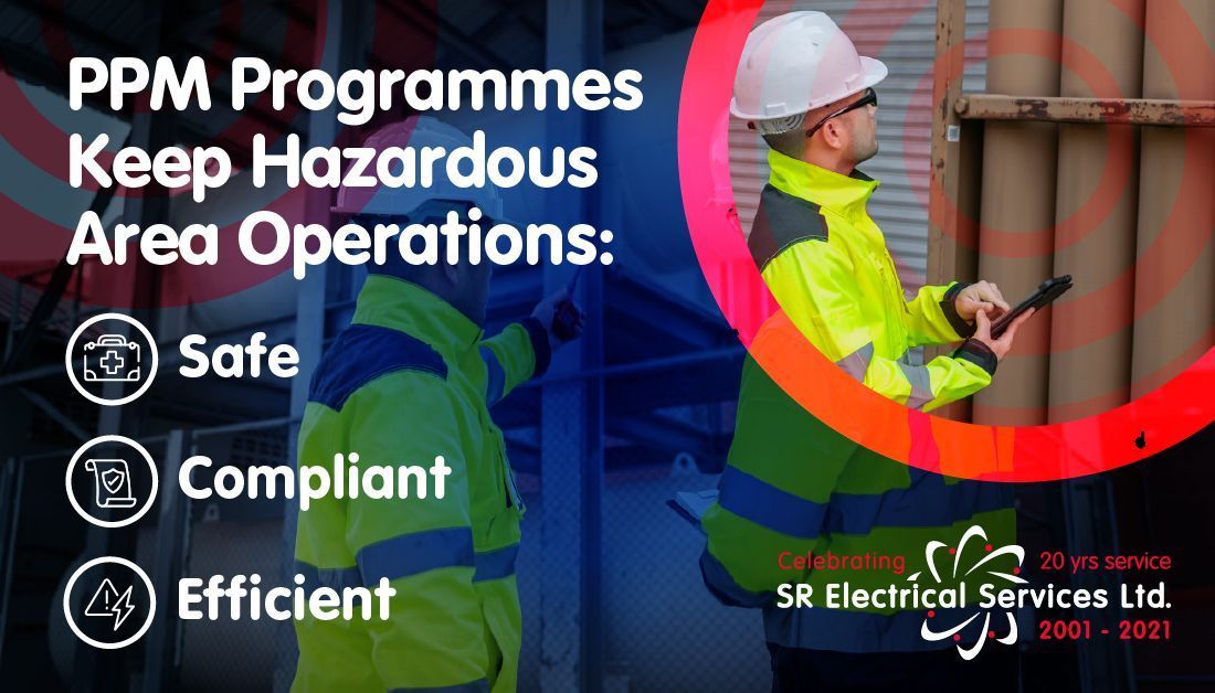 srelectrical2's tweet image. Keeping hazardous area operations safe &amp;amp; compliant starts with structured PPM.

At SR Electrical, our programmes cut downtime, simplify audits &amp;amp; boost safety.

👉 Read more: tinyurl.com/ftu2vpjd 

#PPM #HazardousAreas #ElectricalSafety